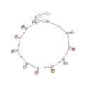 Pulsera plata y Liska Crystals - LSW4394BR