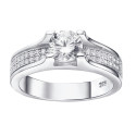 Anillo plata y Premium Zirconia - LPZ040AN