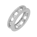 Anillo plata y Premium Zirconia - LPZ053AN