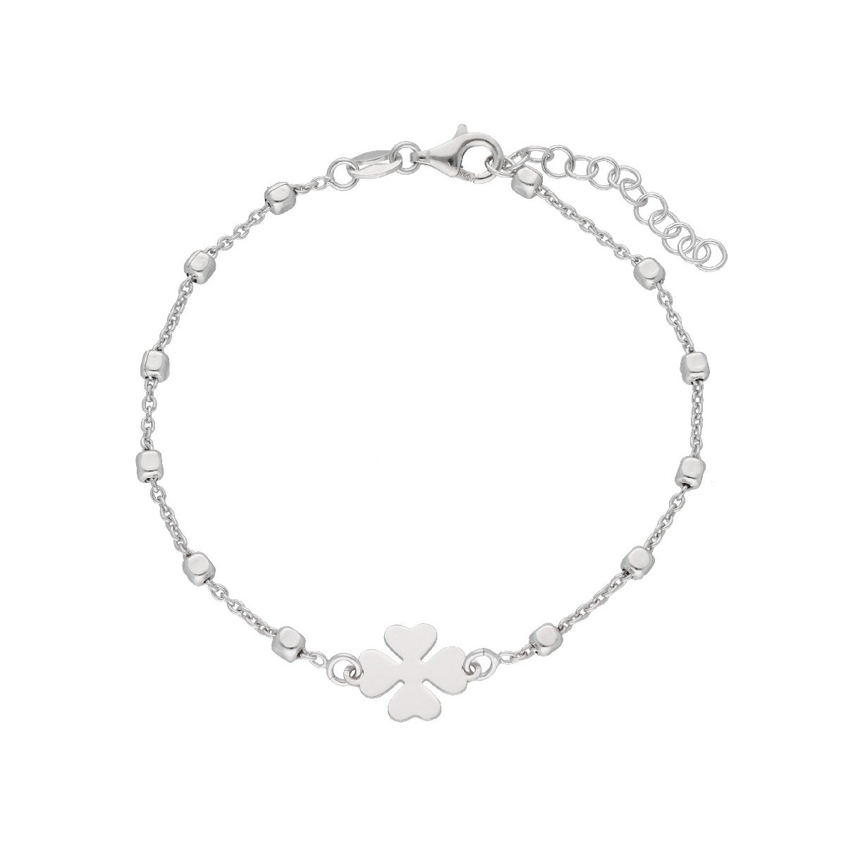 Pulsera trébol plata - LAF6459BR