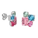 Pendientes plata y Liska Crystals - LSW4406A