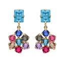 Pendientes plata y Liska Crystals - LSW4407A-D