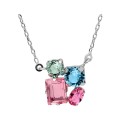 Collar plata y Liska Crystals - LSW4406CL