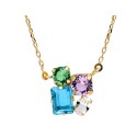 Collar plata y Liska Crystals - LSW4406CL-D
