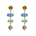 Pendientes plata y Liska Crystals - LSW4403A-D