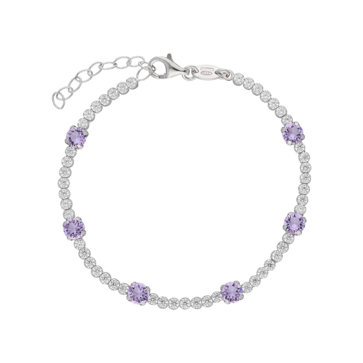 Pulsera plata y Liska Crystals - LSW4400BR-L
