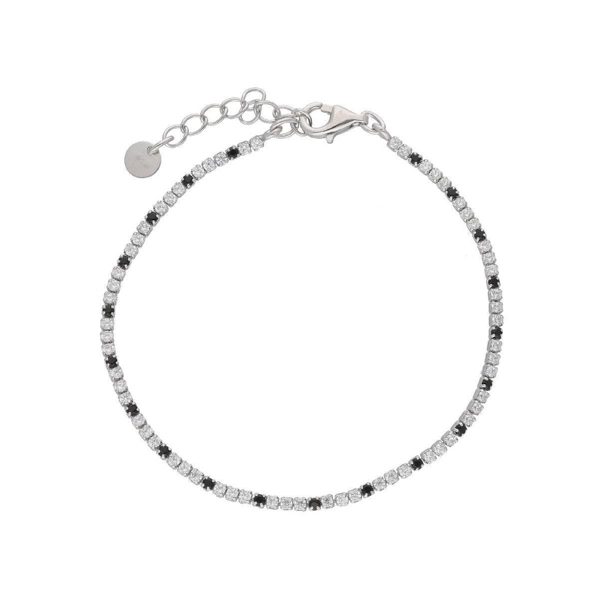 Riviere plata y circonitas 1,5mm - LAD1230BR-3BN