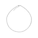 Collar plata y piedras naturales - LAF6475CL