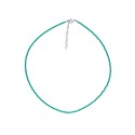Collar plata y piedras naturales - LAF6476CL