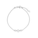 Pulsera tréboles plata - LAF6486BR