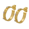 Pendientes plata y Liska Crystals - LSW4409A-D