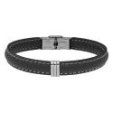 Pulsera piel y acero - 84BA1527-N