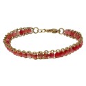 Pulsera acero y piedras naturales - SHA184