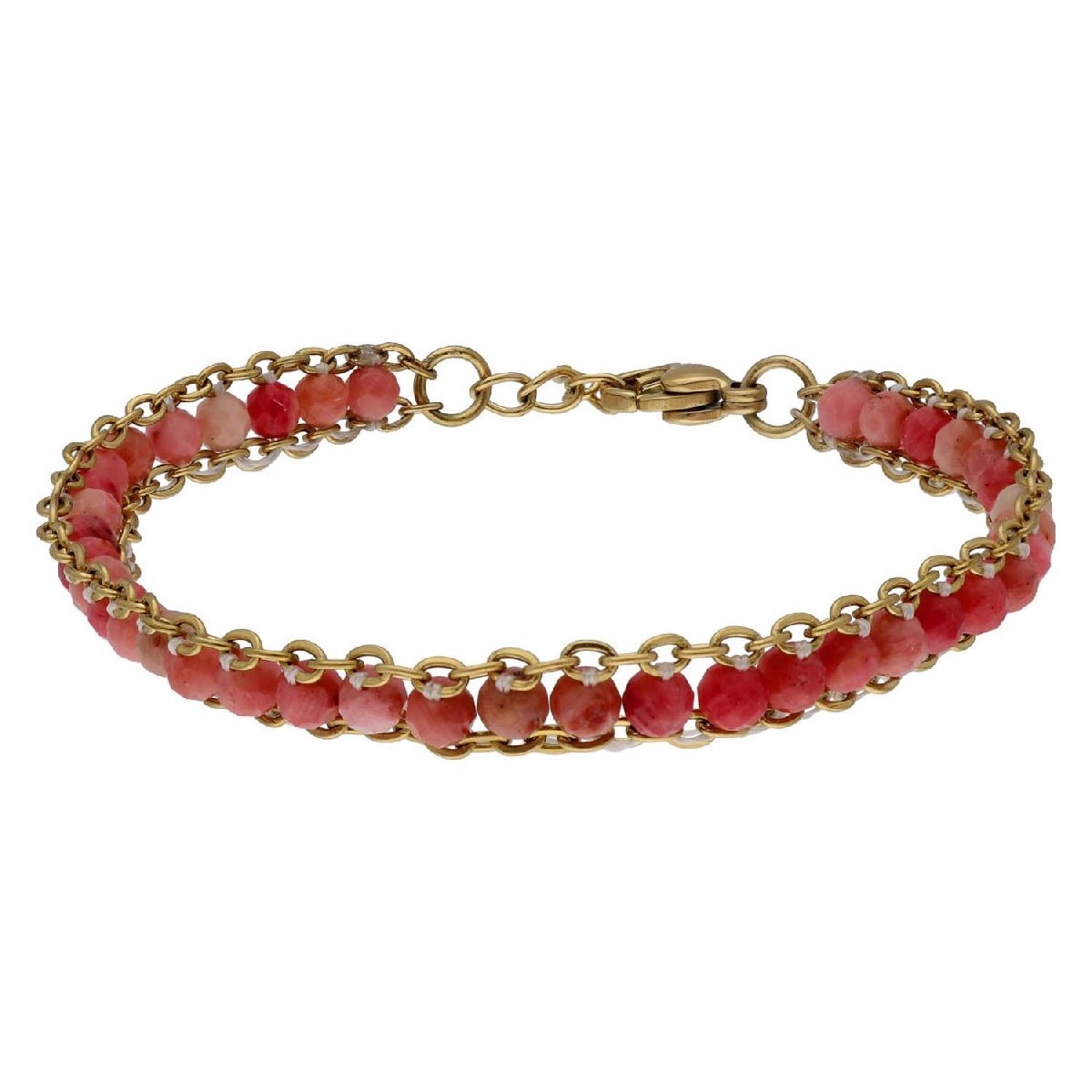 Pulsera acero y piedras naturales - SHA184