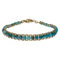 Pulsera acero y piedras naturales - SHA185