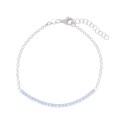 Pulsera plata y circonitas - LAF6490BR-AC