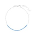 Pulsera plata y circonitas - LAF6490BR-A