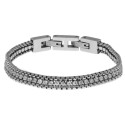 Pulsera acero y circonitas - CH071BR-B