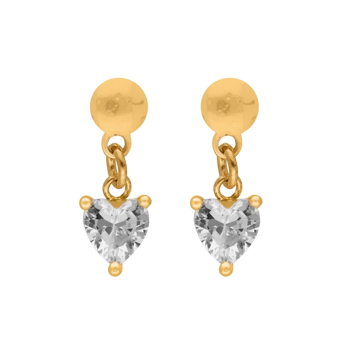 Pendientes plata y circonitas - LAD4742A-D