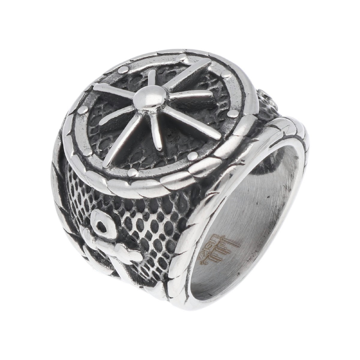 Anillo rosa vientos acero - 845AN1078