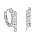 Pendientes plata y circonitas - LPZ088A