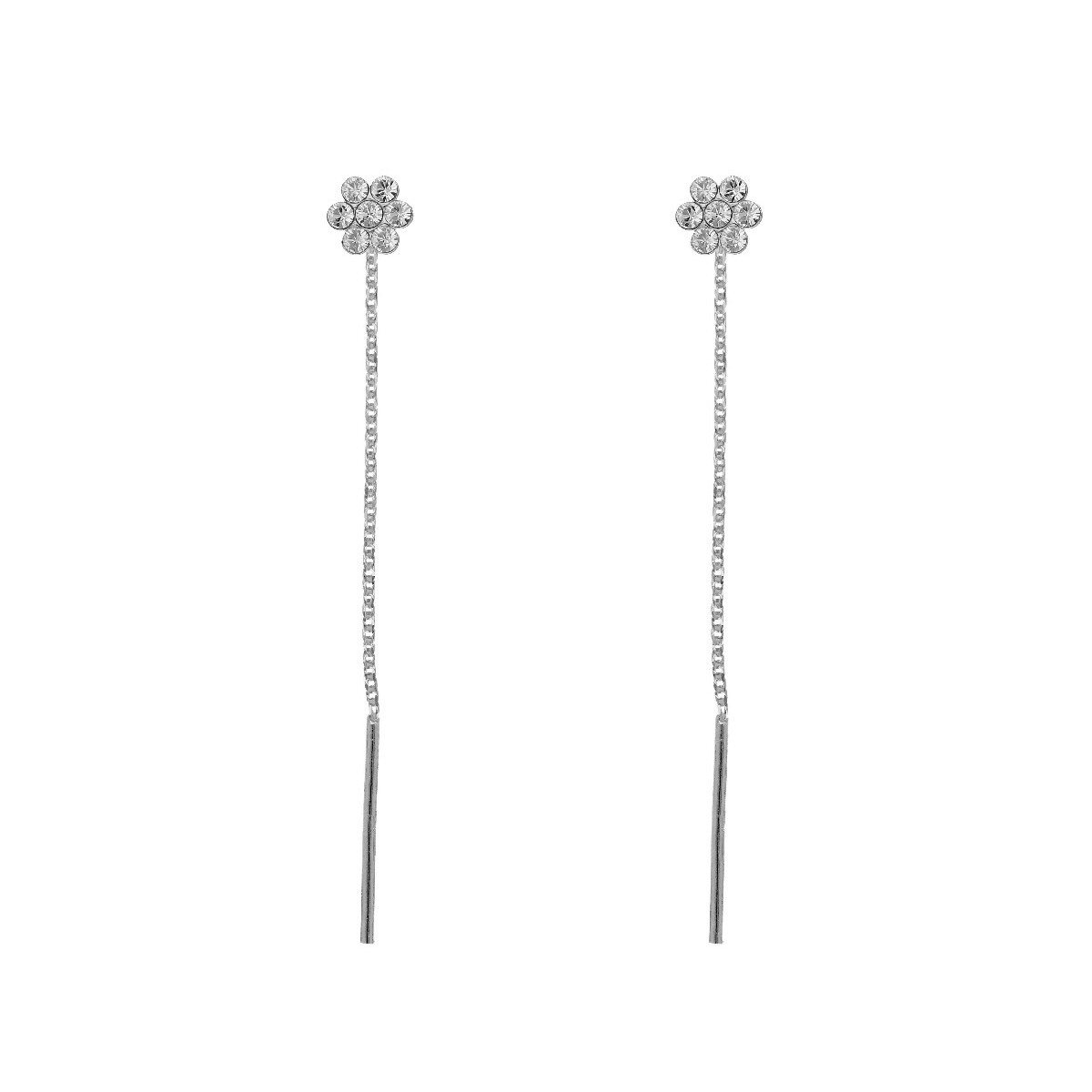 Pendientes de plata y Liska Crystals - LSW4404A
