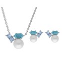 Conjunto plata y circonitas - LAD7308C