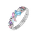 Anillo plata y circonitas - LAD7295AN