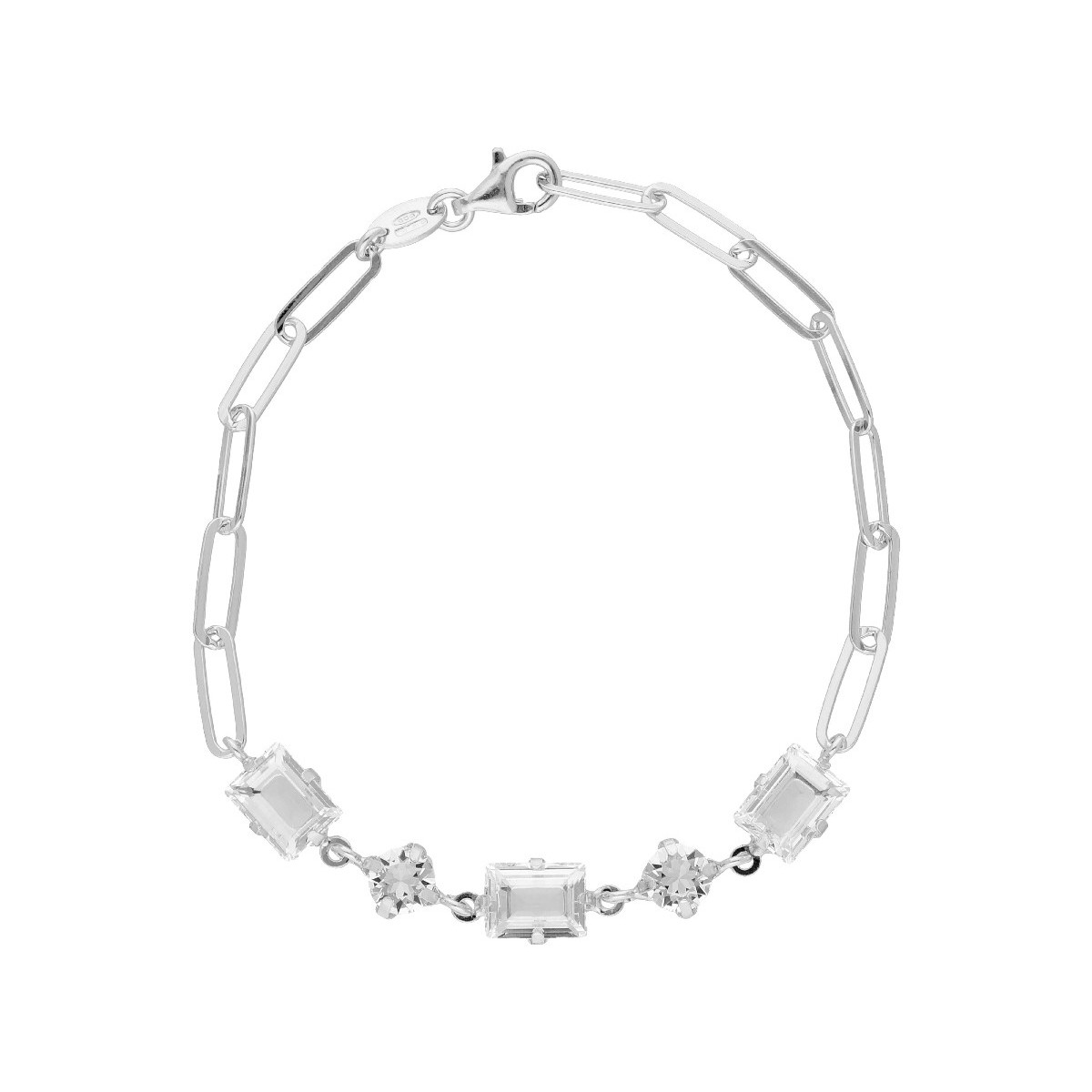 Pulsera plata y Liska Crystals - LSW4411BR
