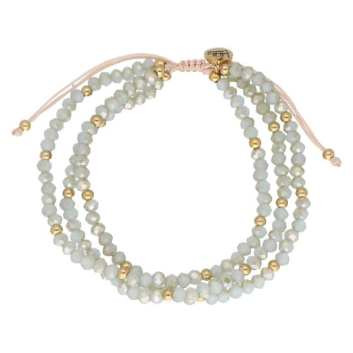 Pulsera acero y piedras naturales - SHA192