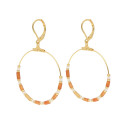 Ptes acero, red adventurine y miyuki - SHA211A