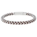 Pulsera piel y acero - RB238BR