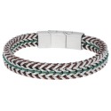 Pulsera piel y acero - RB240BR