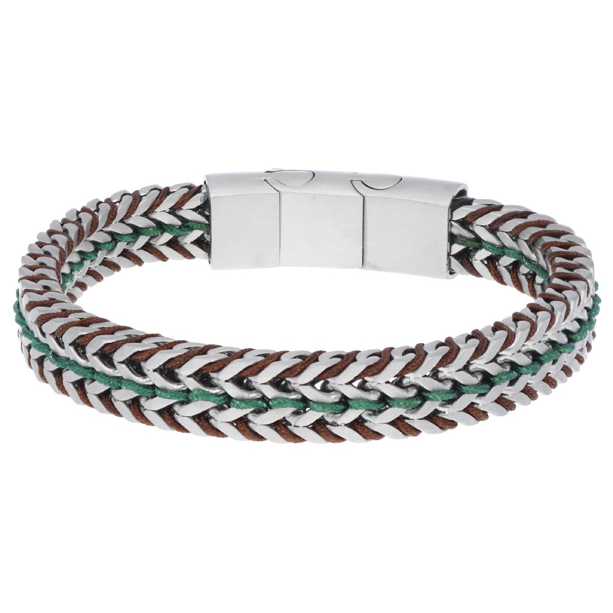 Pulsera piel y acero - RB240BR