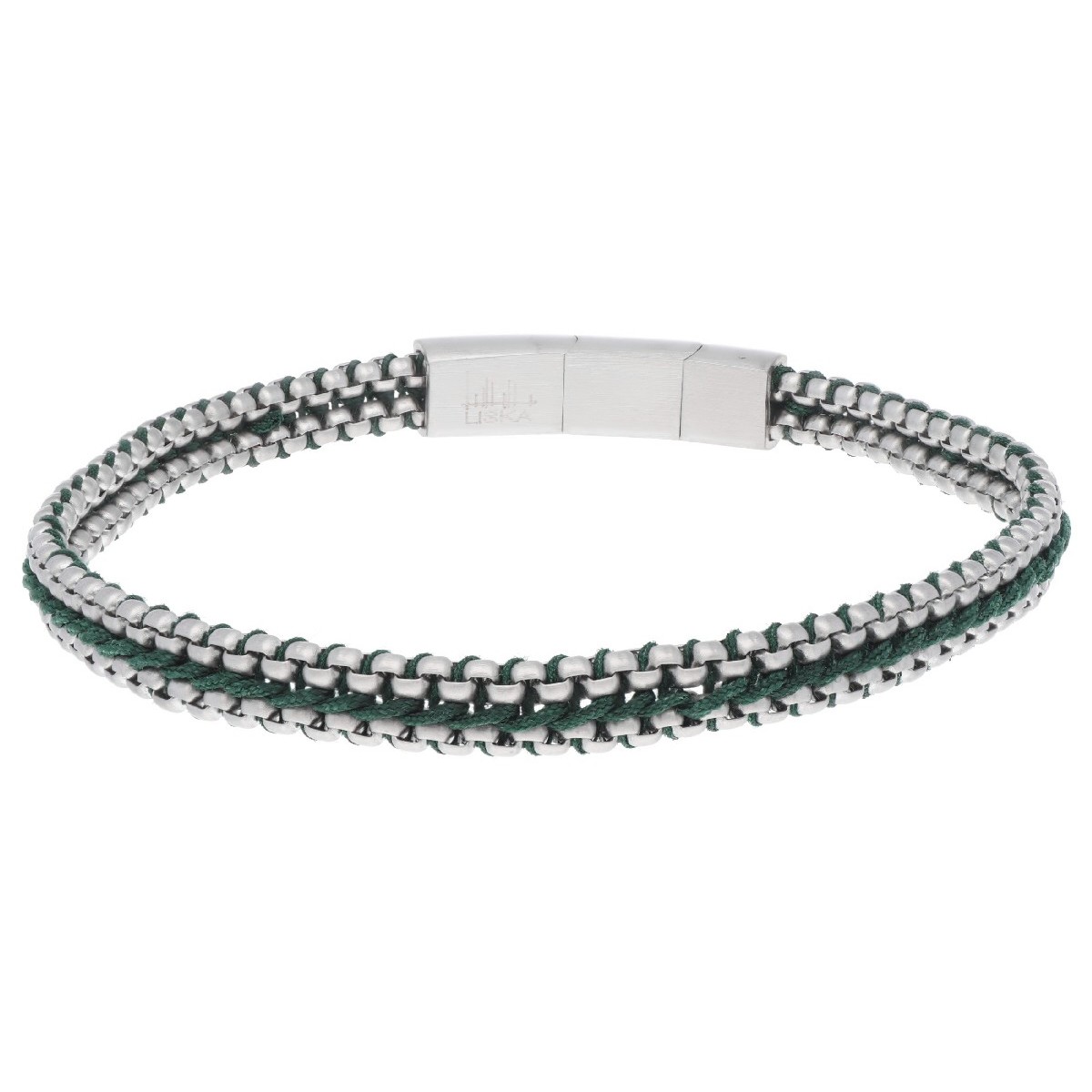 Pulsera acero y cuerda náutika - RB244BR-V