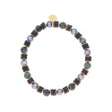 Pulsera acero y piedras - RB235BR