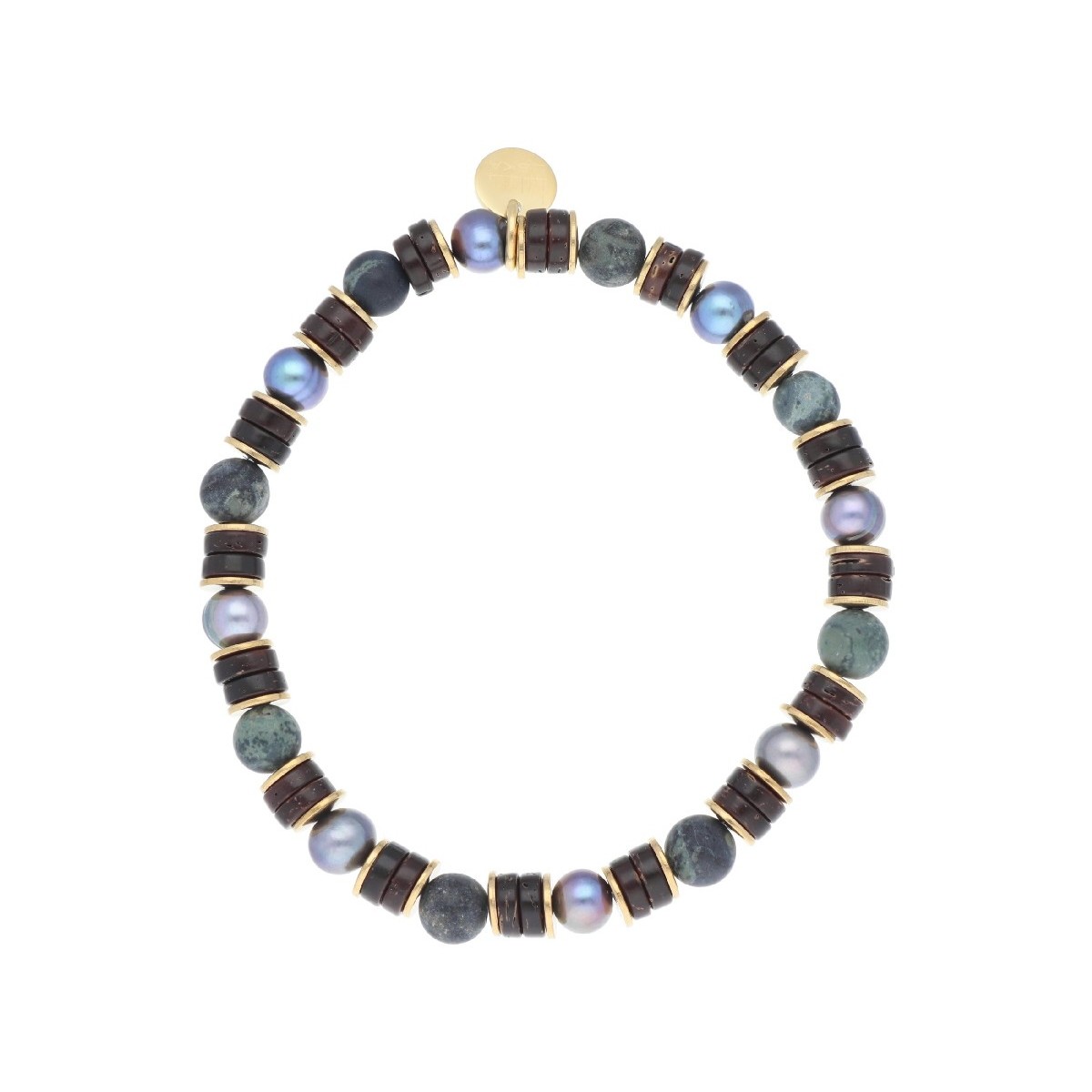 Pulsera acero y piedras - RB235BR