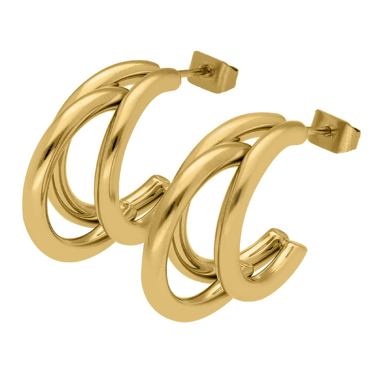 Pendientes acero  - CH075A