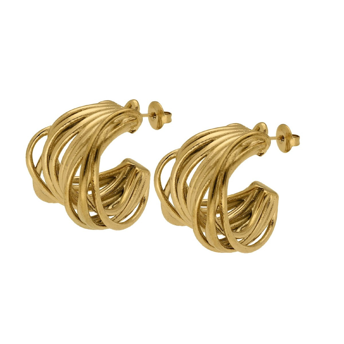 Pendientes acero  - CH074A