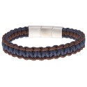 Pulsera acero y cuerda náutika - NTK035BR-A