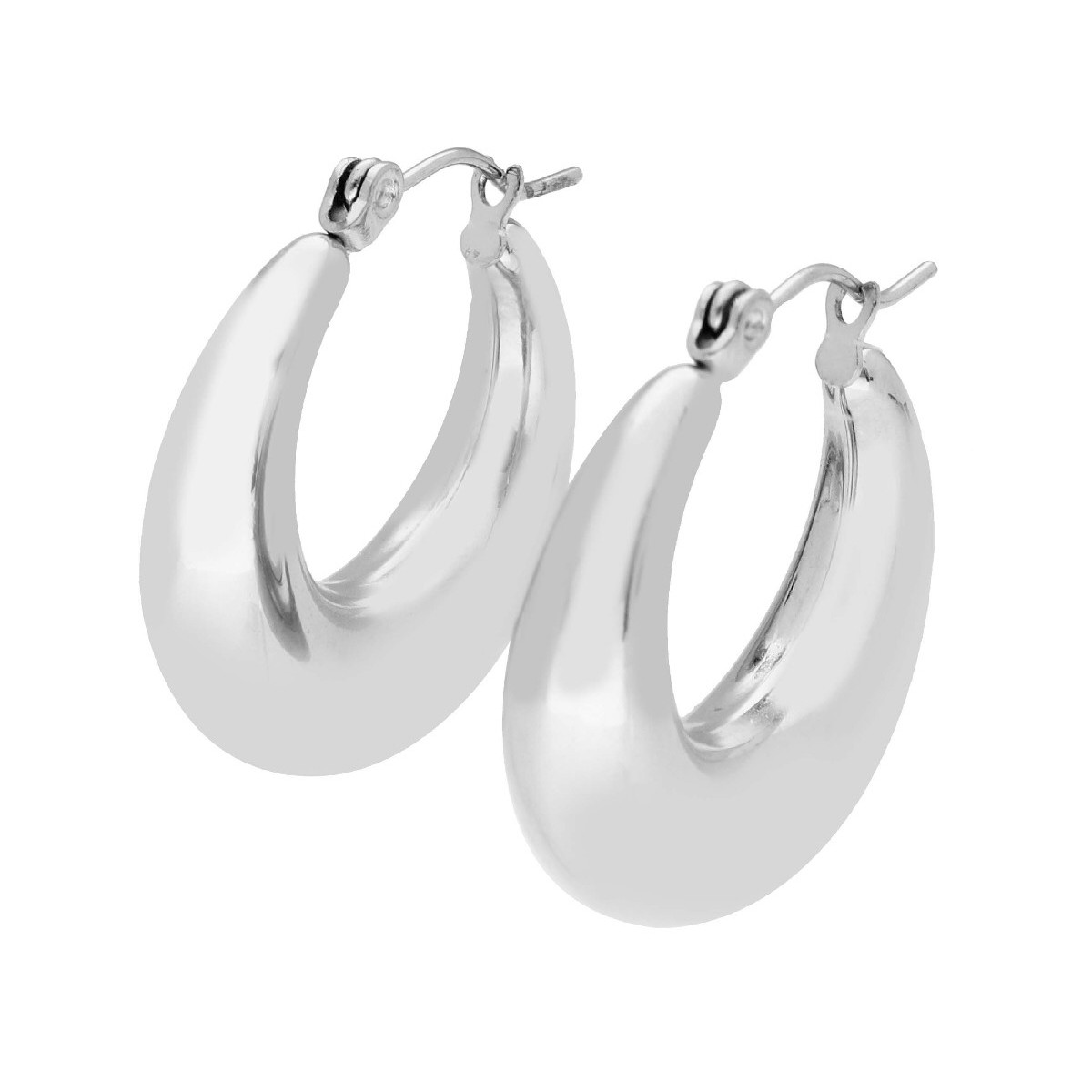 Pendientes acero 33mm - CH078A-33