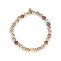 Pulsera acero y shoushan - SHA239-SH