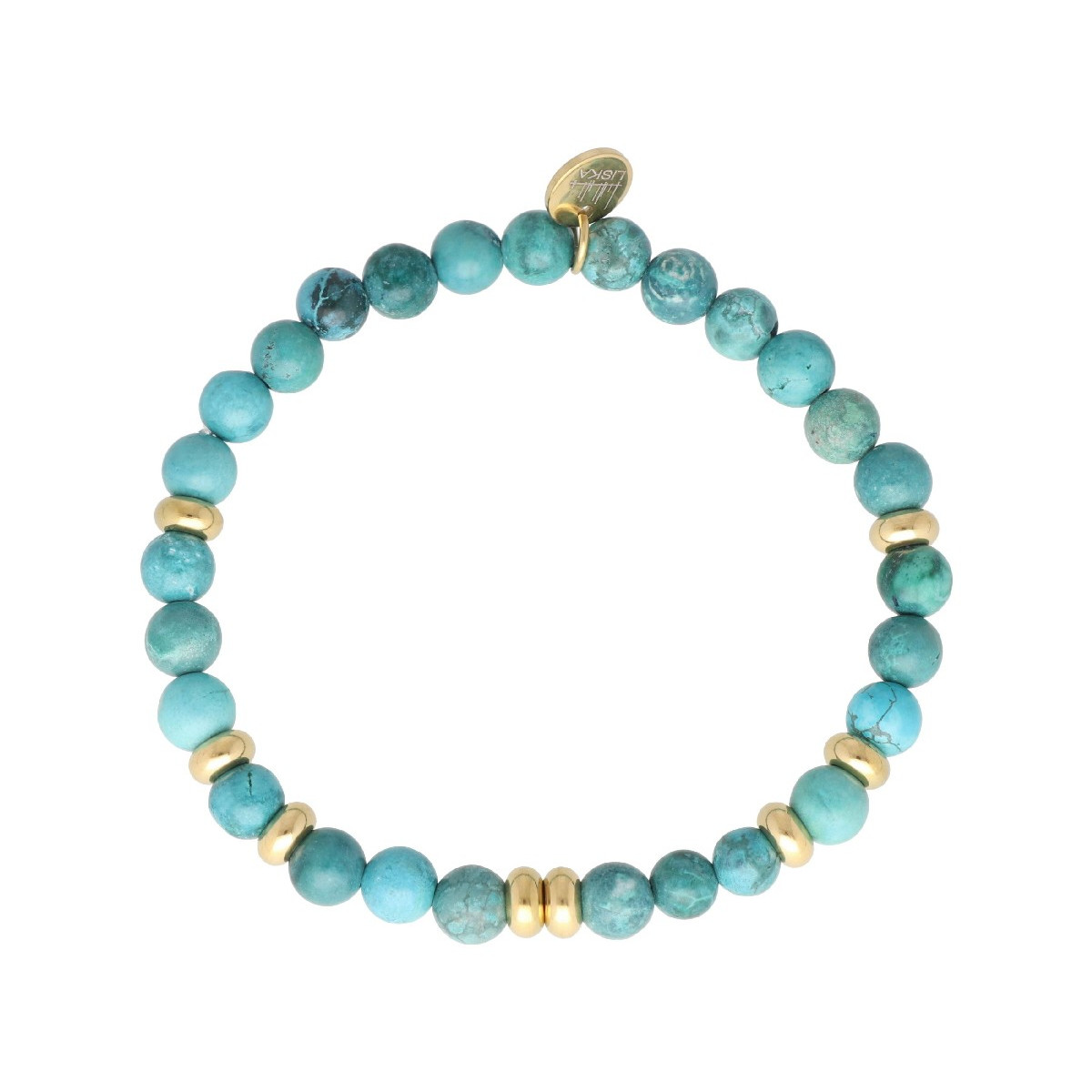 Pulsera acero y piedras naturales - SHA237
