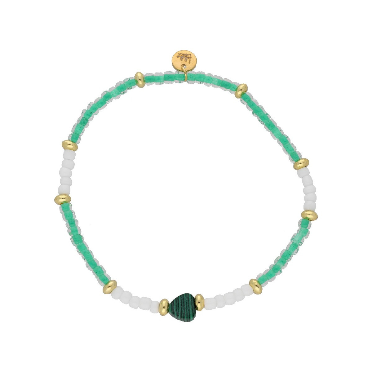 Pulsera acero y piedras naturales - SHA241-6