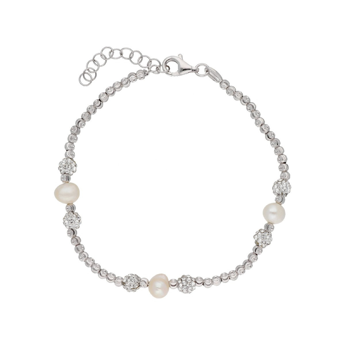 Collar plata y circonitas - LAF6503BR