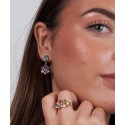 Pendientes plata y Liska Crystals - LSW4407A-D