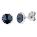 Pendientes plata y cristales Liska - LSW2015A-M