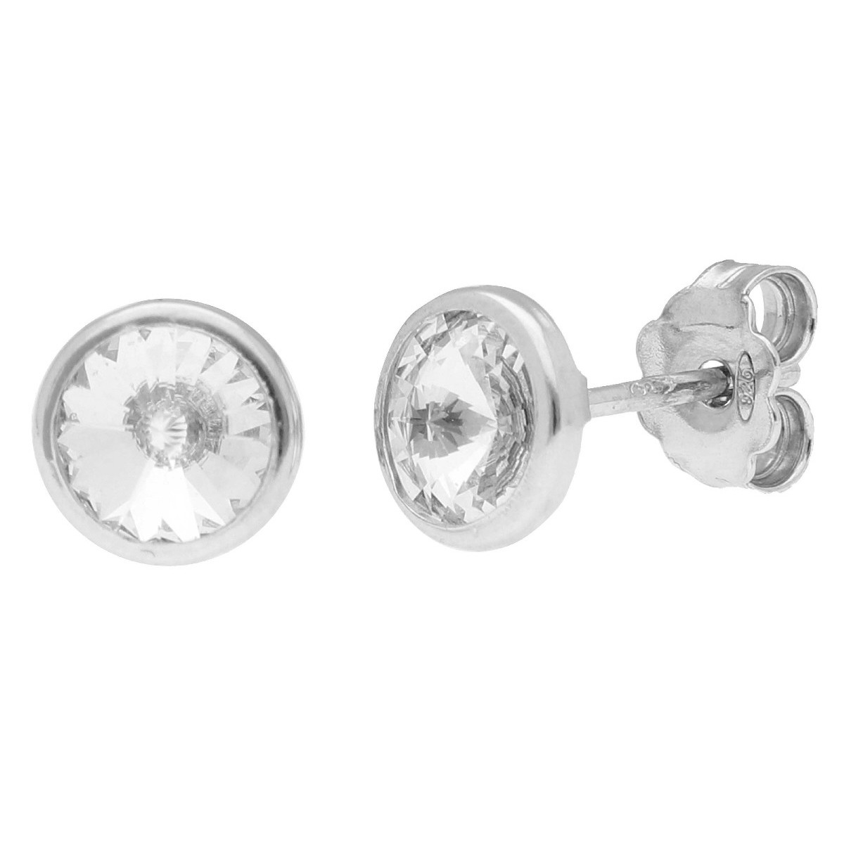 Pendientes plata  y cristales Liska - LSW2015A-B