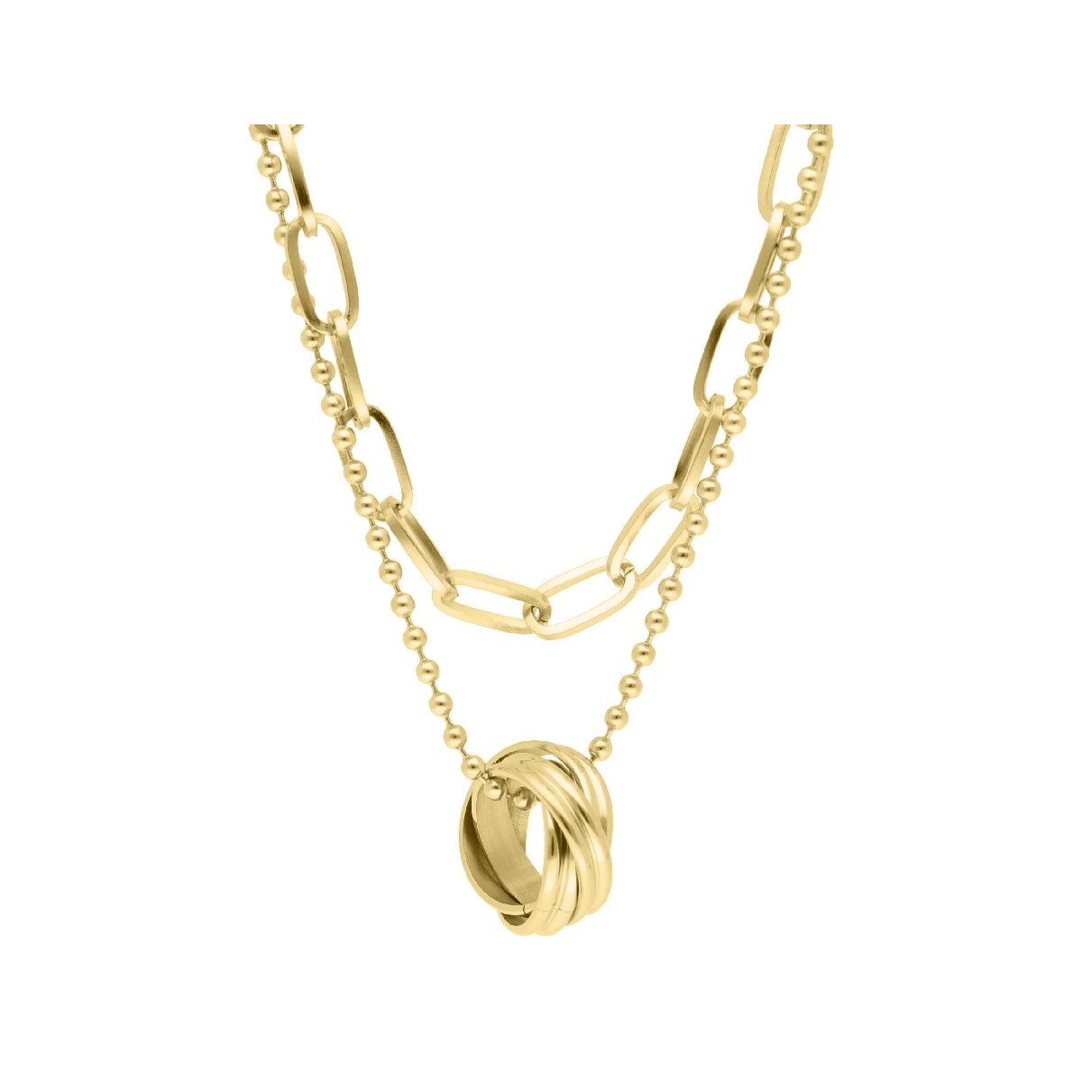 Cadena doble acero - 1,7cm - CH027CL-D