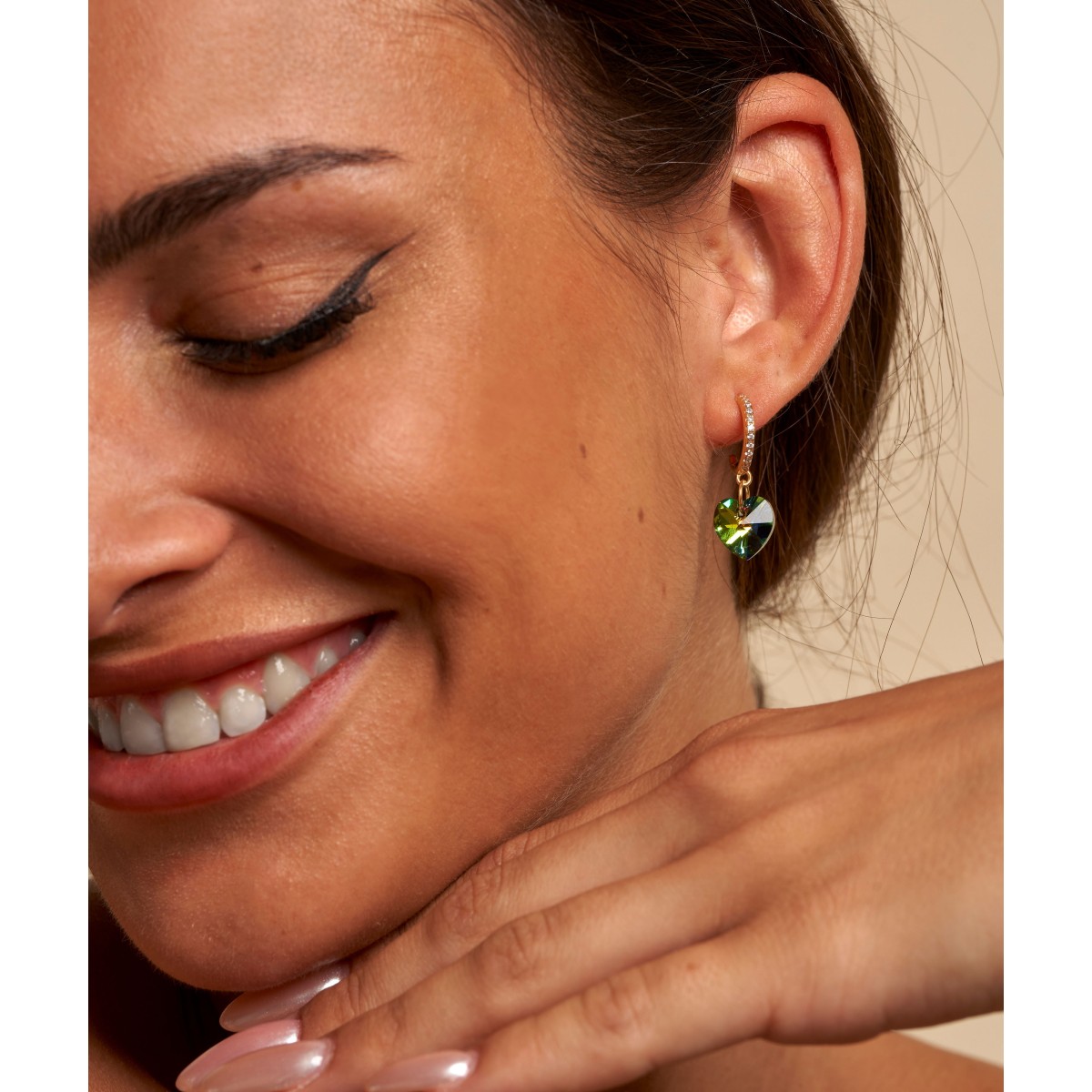 Pendientes plata y Liska Crystals - LSW0150A-1DV